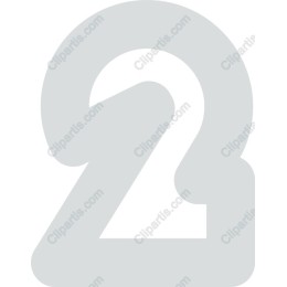 Elegant Light Blue Number 2