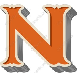 Stylized Letter N