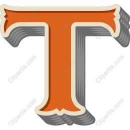 Vintage Letter T