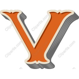 Ornamental Letter V