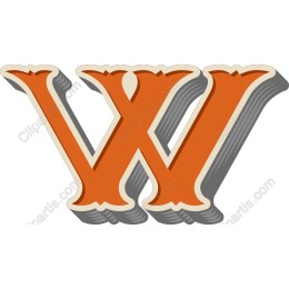 Stylish Letter W