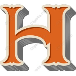 Vintage Letter H