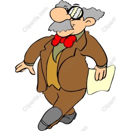 Quirky Elderly Man