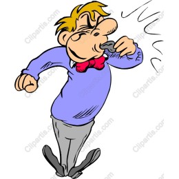 Playful Whistling Character