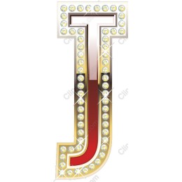 Glamorous Letter J