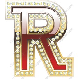 Glittering R