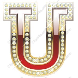 Glamorous Letter U