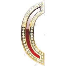 Dazzling Letter C Marquee
