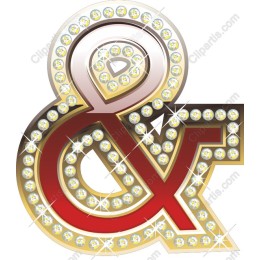 Glamorous & Symbol with Gemstone