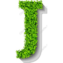 Leafy Letter J