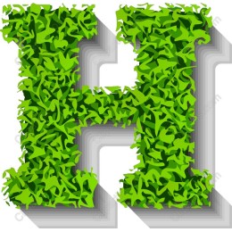 Green Leaf 'H'