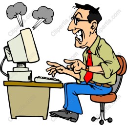 Frustrated Office Worker