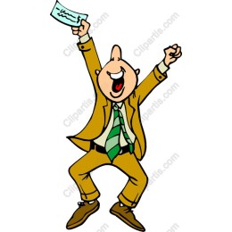 Celebrating Success: Joyful Businessman