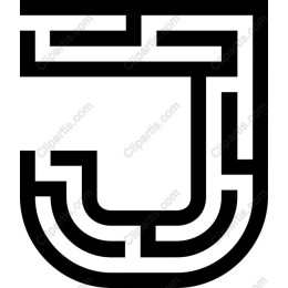Maze-Inspired Abstract