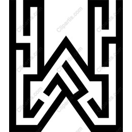 Elegant Monogram Geometric