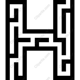 Maze Letter H