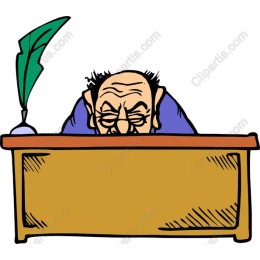 Elderly Writer
