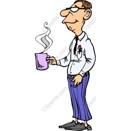 Cheerful Coffee Lover