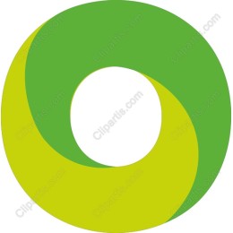 Abstract Green Circle
