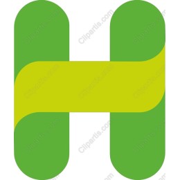 Vibrant Green and Yellow H