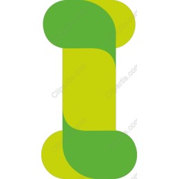 Green Curvy Abstract