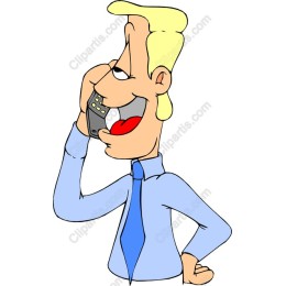 Cheerful Phone Conversation