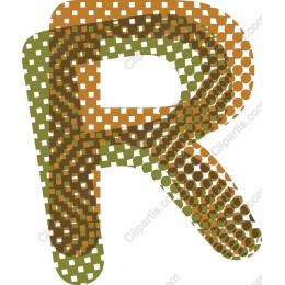 Mosaic Letter R