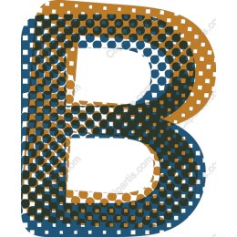 Polka Dot Letter B