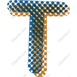 Textured Letter T
