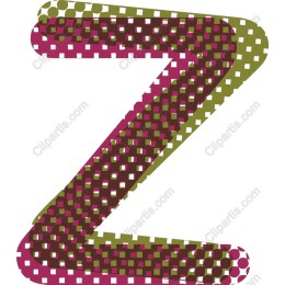 Dynamic Colorful Letter Z