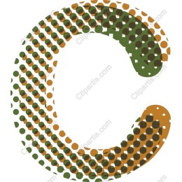 Vibrant C Dot Pattern