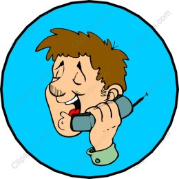 Cheerful Phone Conversation