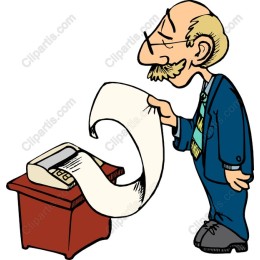 Businessman Observing Printer