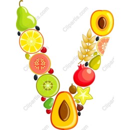 Fruits in a V
