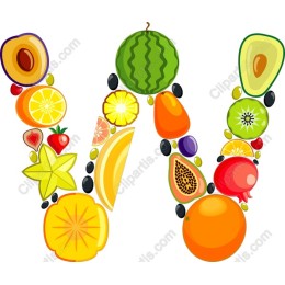 Fruit Letter W