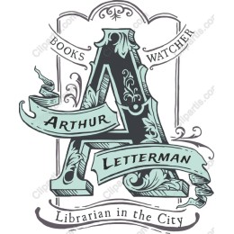 Vintage Librarian Emblem