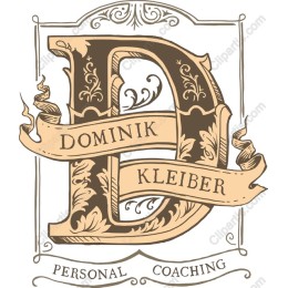 Elegant D Letter for Personal Coaching by Dominik Kleiber