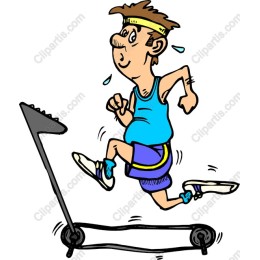 Energetic Treadmill Runner
