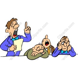 Humorous of a Speaker and Disengaged Audience