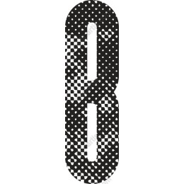 Polka Dot Number 8