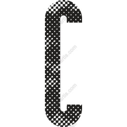 Unique Letter C Patterned