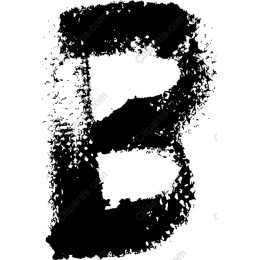 Bold B Textured
