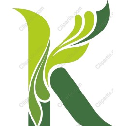 Floral K Letter