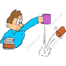 Whimsical Coffee Spill