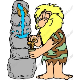 Caveman Water Fountain