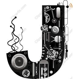 Mechanical Letter J