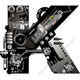 Industrial Letter K