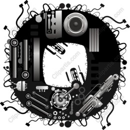 Mechanical O Letter