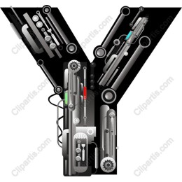 Mechanical Letter Y