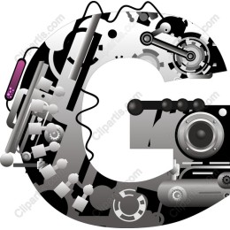 Tech-Inspired Letter G